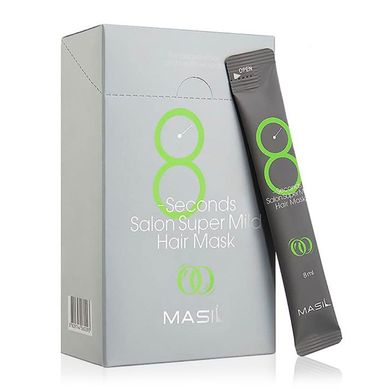 Маска для пом'якшення волосся Masil 8 Seconds Salon Super Mild Hair Mask 20х8 мл - основне фото