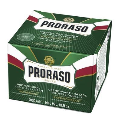 Освежающий крем до бритья с эвкалиптом и ментолом Proraso Pre Shave Cream Refresh Eucalyptus 300 мл - основное фото