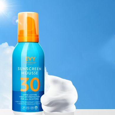 Сонцезахисний мус EVY Technology Sunscreen Mousse SPF 30 150 мл - основне фото