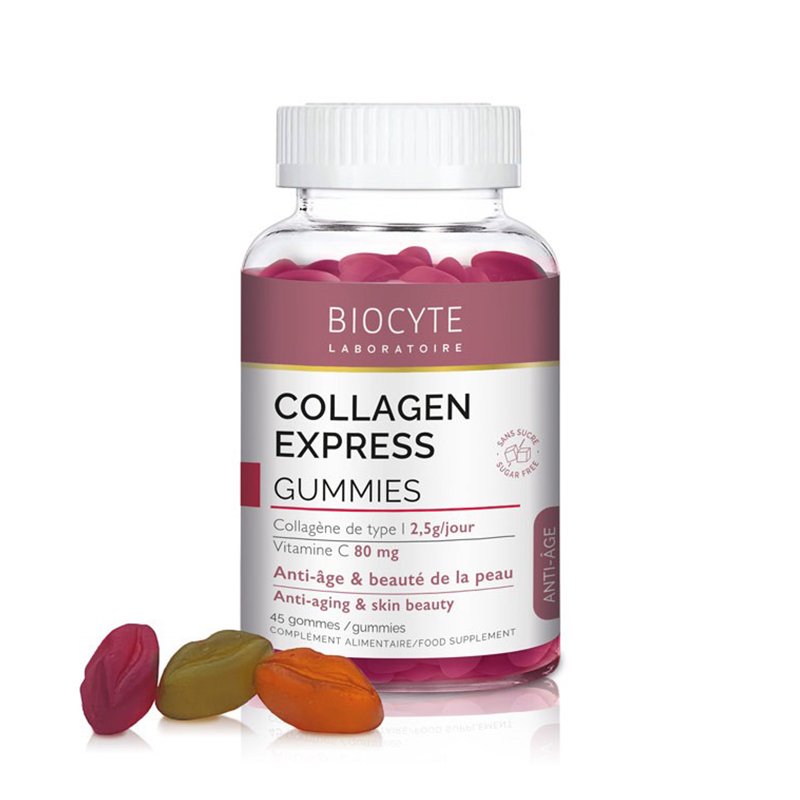 Пищевая добавка Biocyte Collagen Express Gummies (pot) 45 шт - основное фото