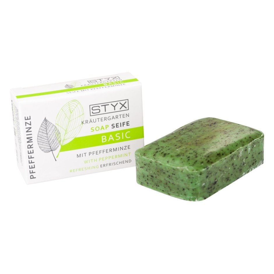 Мыло «Мята» STYX Naturcosmetic Kräutergarten Basic Soap With Peppermint 100 г - основное фото