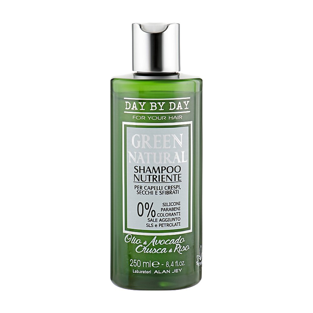 Питательный шампунь для вьющихся сухих и повреждённых волос Alan Jey Green Natural Shampoo 250 мл - основное фото