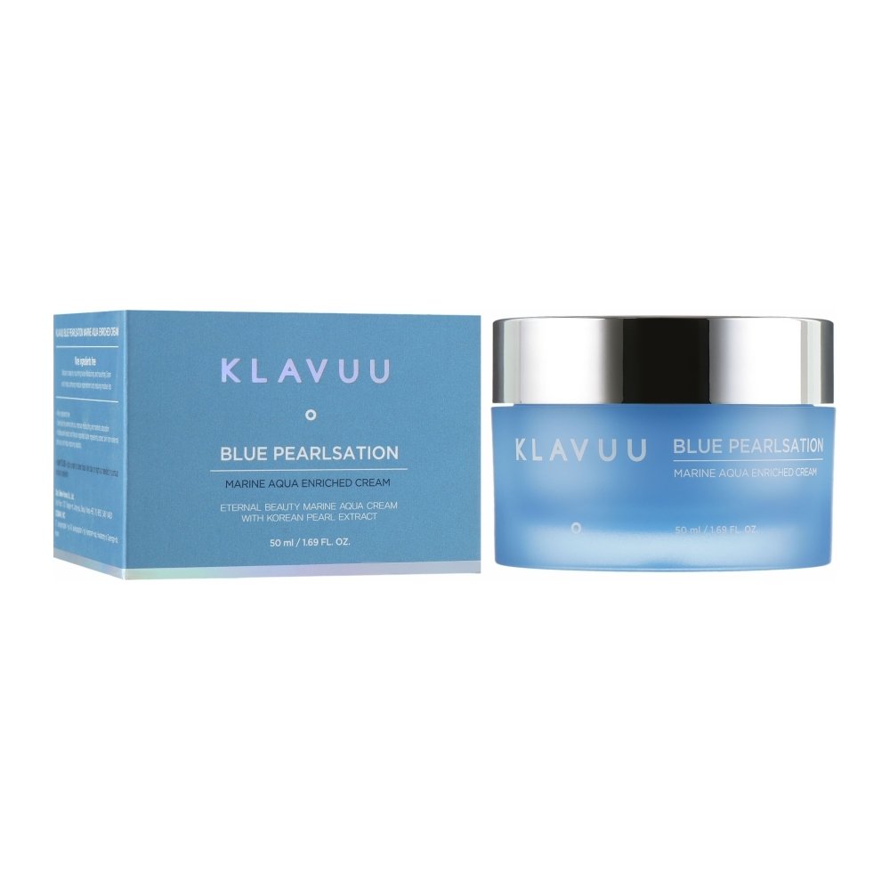 Зволожувальний крем із морським колагеном KLAVUU Blue Pearlsation Marine Aqua Enriched Cream 50 мл - основне фото