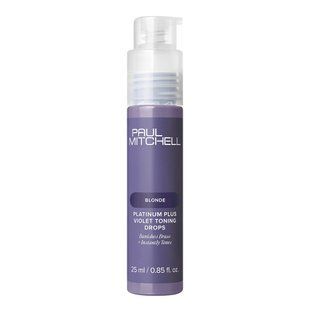 Фиолетовые тонирующие капли для волос Paul Mitchell Platinum Plus Violet Toning Drops 25 мл - основное фото