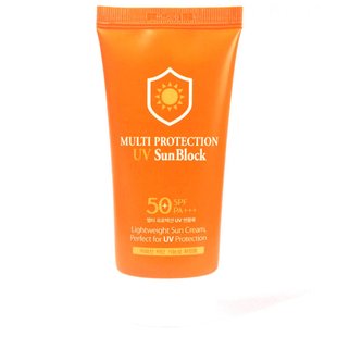 Солнцезащитный увлажняющий крем 3W CLINIC Multi Protection UV Sun Block SPF 50+ PA+++ 70 мл - основное фото