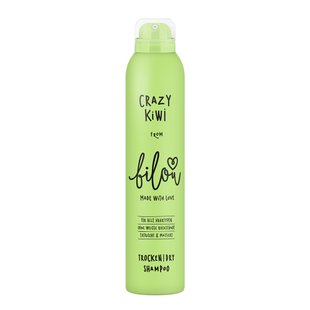 Сухой шампунь для волос «Сладкий киви и лепестки роз» Bilou Crazy Kiwi Dry Shampoo 200 мл - основное фото