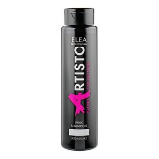 Тонуючий рожевий шампунь для освітленого волосся Elea Professional Artisto Blond Collection Pink Shampoo 300 мл - основне фото