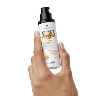 Тональний сонцезахисний гель з бежевим відтінком Cantabria Labs Heliocare 360 ​​Color Gel Oil-Free Sunscreen SPF 50+ Beige 50 мл - основне фото