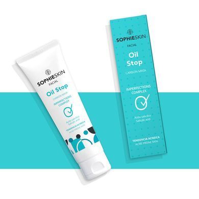 Карбонова маска для шкіри з акне Sophieskin Oil Stop Carbon Mask 50 мл - основне фото