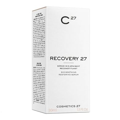 Восстанавливающая успокаивающая сыворотка COSMETICS 27 RECOVERY 27 Bio-Soothing Restoring Serum 30 мл - основное фото