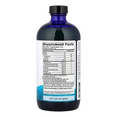 Жидкий комплекс омега-3-6-9 с лимонным вкусом Nordic Naturals Complete Omega Liquid Lemon 1270 mg 473 мл - основное фото