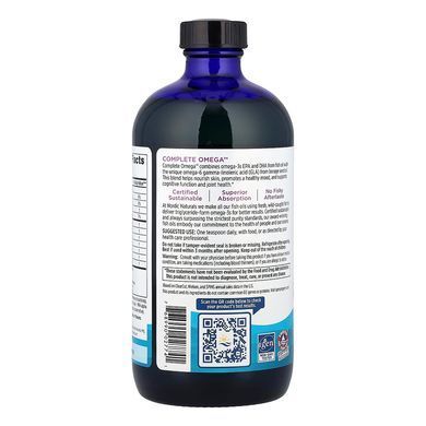 Жидкий комплекс омега-3-6-9 с лимонным вкусом Nordic Naturals Complete Omega Liquid Lemon 1270 mg 473 мл - основное фото