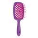 Фуксия с малиновым прямоугольная щётка для волос Janeke Superbrush The Original 86SP226 VIO - основное фото