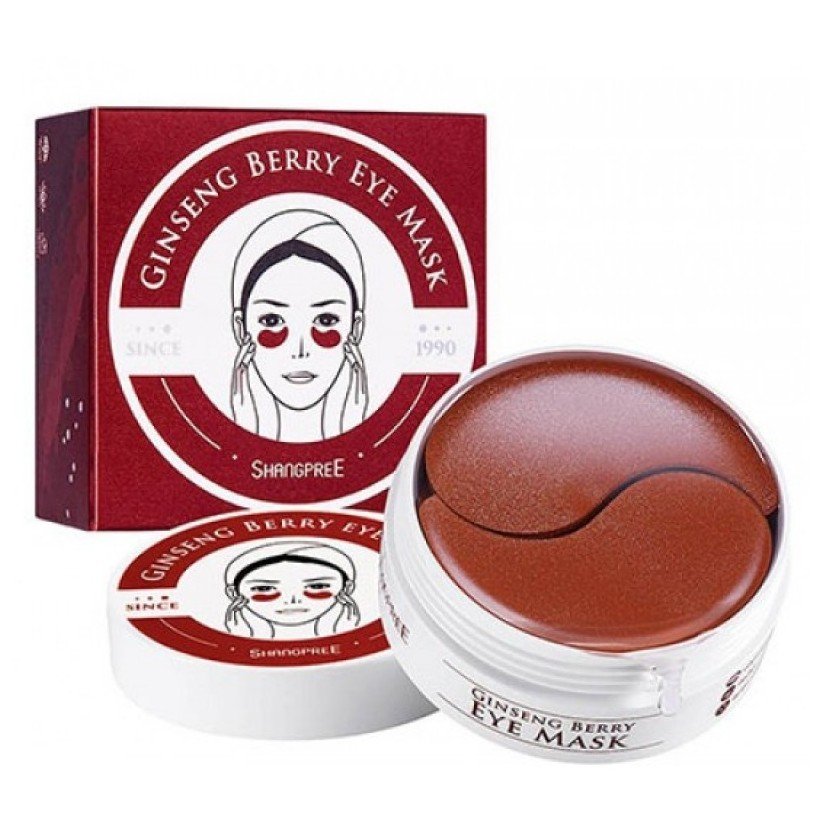 Гидрогелевые патчи с экстрактом женьшеня Shangpree Ginseng Berry Eye Mask 60 шт - основное фото