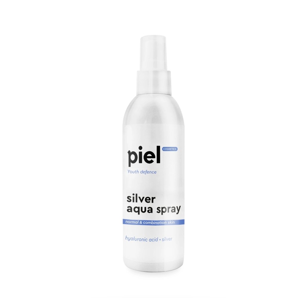 Увлажняющий спрей для нормальной и комбинированной кожи Piel Cosmetics Silver Aqua Spray Travel Size 100 мл - основное фото