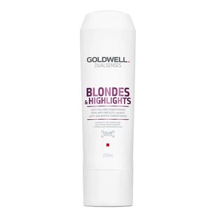 Антижёлтый кондиционер Goldwell Dualsenses Blonde & Highlights Anti-Yellow Conditioner 200 мл - основное фото