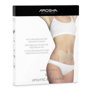 Липолитический пластырь для зоны живота Arosha Lipolytic Body Patch 4 Treatments 1 шт - основное фото