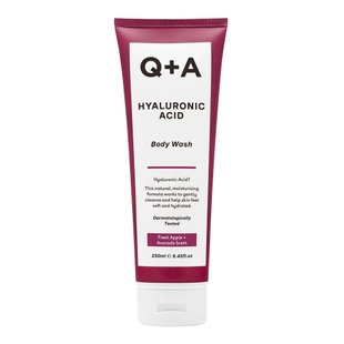 Очищающий гель для душа с гиалуроновой кислотой Q+A Hyaluronic Acid Body Wash 250 мл - основное фото