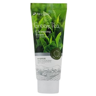 Пенка для умывания с экстрактом зеленого чая 3W CLINIC Green Tea Foam Cleansing 100 мл - основное фото