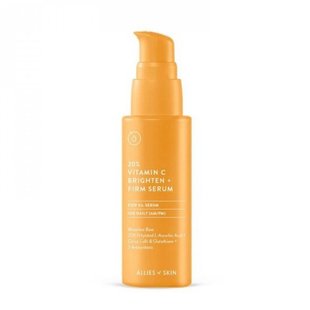 Сироватка з вітаміном С для обличчя Allies of Skin 20% Vitamin C Brighten + Firm Serum 30 мл - основне фото