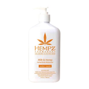 Зволожувальне молочко для тіла «Молоко та мед» HEMPZ Milk And Honey Herbal Body Moisturizer 500 мл - основне фото