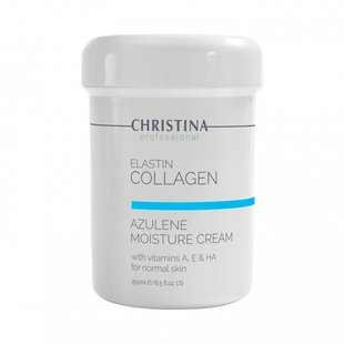 Увлажняющий крем для нормальной кожи «Эластин, коллаген, азулен» Christina Elastin Collagen Azulene Moisture Cream 250 мл - основное фото