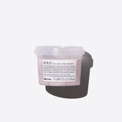 Очищающая паста-скраб с морской солью Davines Essential Haircare Solu Sea Salt Scrub Cleanser 75 мл - основное фото