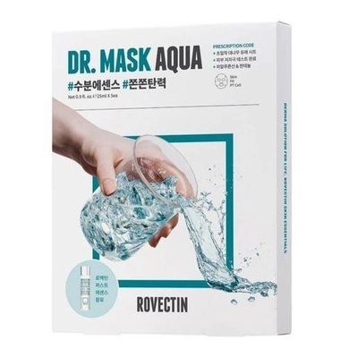 Интенсивно увлажняющая тканевая маска для лица ROVECTIN Skin Essentials Dr. Mask Aqua 25 мл - основное фото