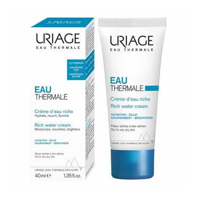 Обогащённый увлажняющий крем Uriage Eau Thermale Rich Water Cream 40 мл - основное фото