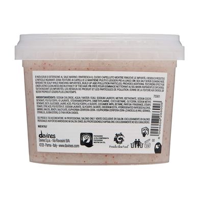 Очищувальна паста-скраб з морською сіллю Davines Essential Haircare Solu Sea Salt Scrub Cleanser 75 мл - основне фото