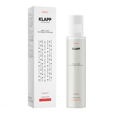 Очищающее молочко Klapp Purify Multi Level Performance Sensitive Triple Action Cleansing Milk 200 мл - основное фото