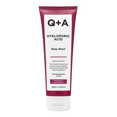 Очищувальний гель для душу з гіалуроновою кислотою Q+A Hyaluronic Acid Body Wash 250 мл - основне фото