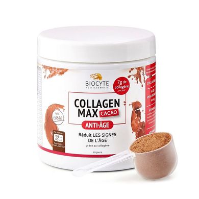 Харчова добавка BIOCYTE Collagen Max Cacao зі смаком какао 20х13 шт - основне фото