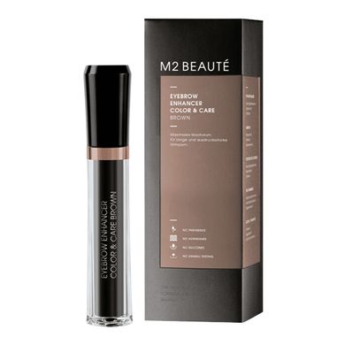 Тушь-уход с CU-пептидом для бровей M2 Beaute Eyebrow Enhancer Color & Care Brown 6 мл - основное фото