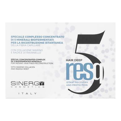 Відновлювальна сироватка для волосся Sinergy Cosmetics RESQ5 Istant Recover And Protection 100 мл - основне фото