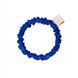 Тонкая синяя резинка для волос из натурального шёлка Mon Mou Silk Hair Band Electric Blue - дополнительное фото