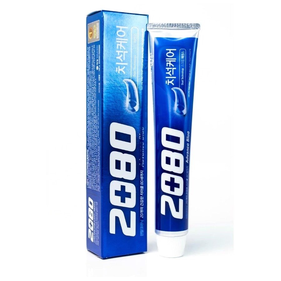 Отбеливающая зубная паста с экстрактом коры дуба 2080 Advance Blue Toothpaste Scrub Essence 120 мл - основное фото