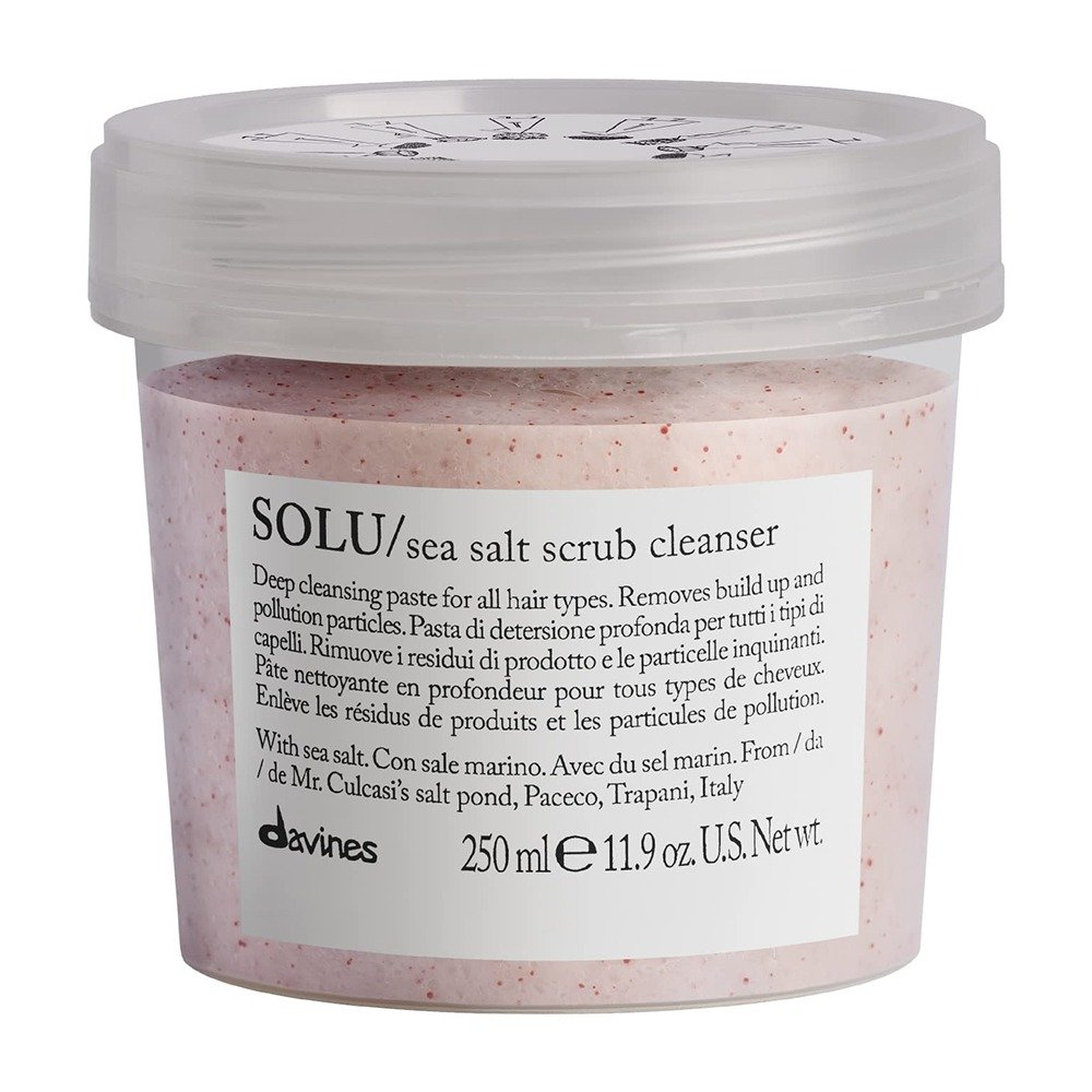 Очищающая паста-скраб с морской солью Davines Essential Haircare Solu Sea Salt Scrub Cleanser 250 мл - основное фото