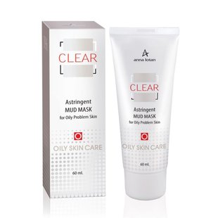 Стягувальна маска Anna Lotan Clear Astringent Mud Mask 60 мл - основне фото