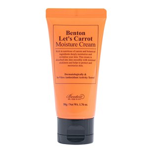 Увлажняющий крем с маслом моркови BENTON Let`s Carrot Moisture Cream 50 г - основное фото