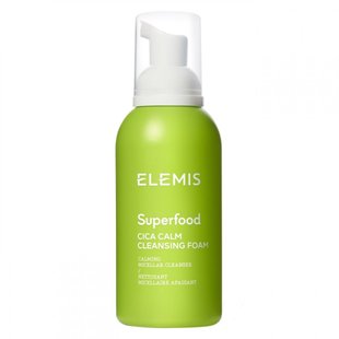 Пенка-очиститель для лица с экстрактом центеллы азиатской ELEMIS Superfood Cica Calm Cleansing Foam 180 мл - основное фото