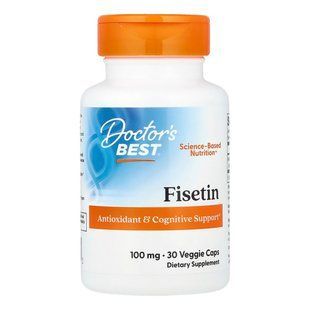 Фізетин Doctor's Best Fisetin 100 mg 30 шт - основне фото