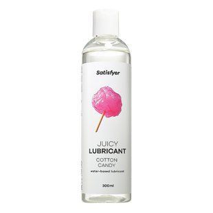 Лубрикант на водной основе с ароматом сахарной ваты Satisfyer Juicy Lubricant Cotton Candy 300 мл - основное фото
