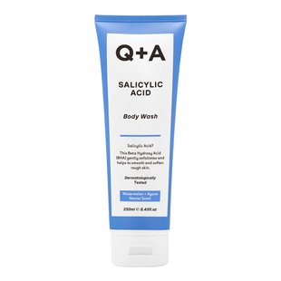 Очищающий гель для душа с салициловой кислотой Q+A Salicylic Acid Body Wash 250 мл - основное фото