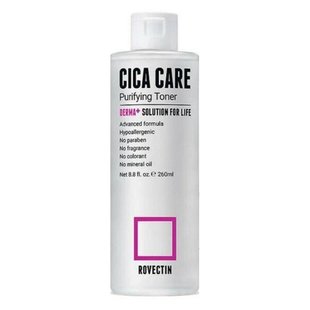 Увлажняющий тонер ROVECTIN Cica Care Purifying Toner 260 мл - основное фото