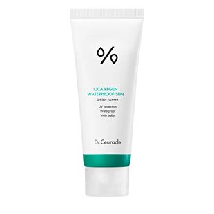 Водостійкий сонцезахисний крем з центелою азійською Dr. Ceuracle Cica Regen Waterproof Sun SPF 50+ PA++++ 100 мл - основне фото