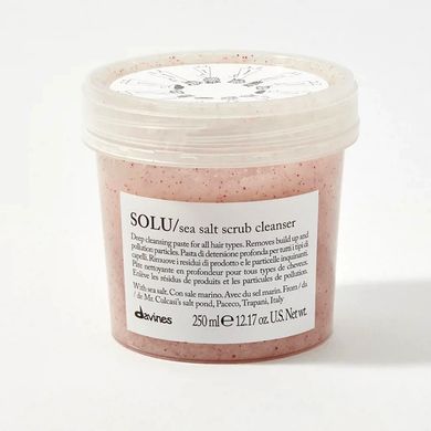 Очищувальна паста-скраб з морською сіллю Davines Essential Haircare Solu Sea Salt Scrub Cleanser 250 мл - основне фото