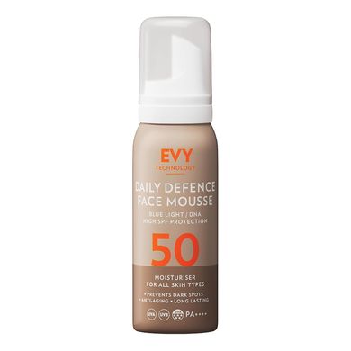 Щоденний захисний мус для обличчя EVY Technology Daily Defence Face Mousse SPF 50 75 мл - основне фото