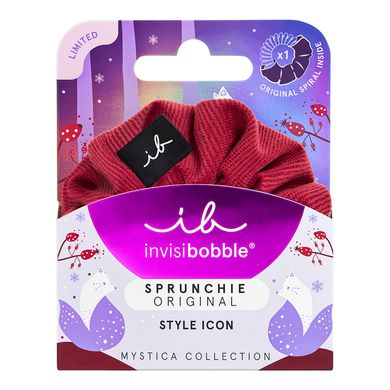 Красная резинка для волос Invisibobble SPRUNCHIE Mystica Make It Rein - основное фото