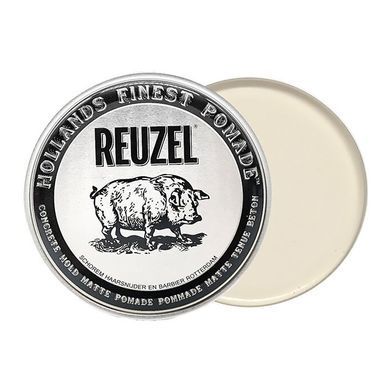 Мужская матовая помада для волос сильной фиксации Reuzel Concrete Hold Matte Pomade 340 г - основное фото